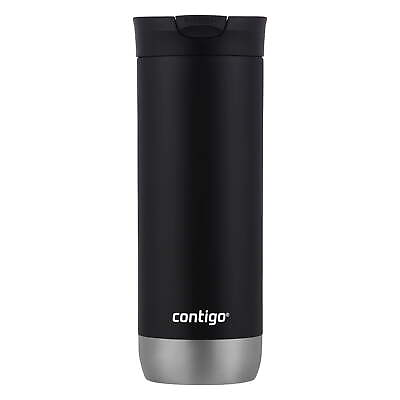 #ad Contigo Huron 2.0 Stainless Steel Travel Mug with SNAPSEAL Lid in Black 16 Fl Oz $15.96