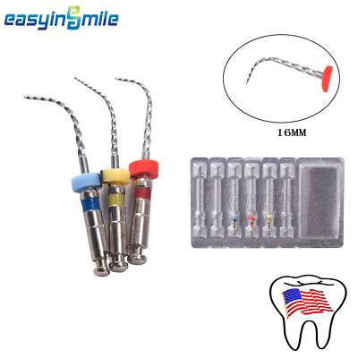#ad Dental NiTi Files Rotary Engine File 16mm Endo Root Canal Kids Treatment 2Packs $26.14