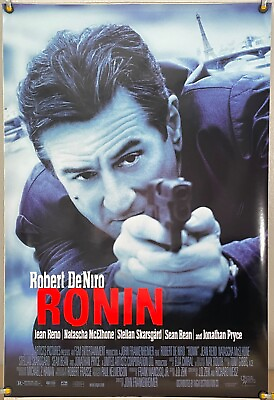 #ad RONIN DS ROLLED ORIG 1SH MOVIE POSTER ROBERT DE NIRO JEAN RENO SEAN BEAN 1998 $30.00
