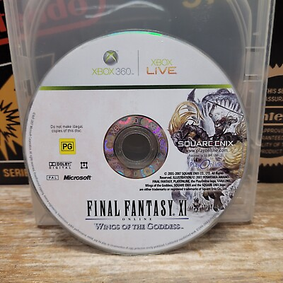 #ad Final Fantasy XI Online: Wings Of The Goddess Tested Xbox 360 PAL FREE POSTAGE AU $12.98