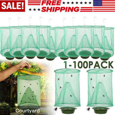 #ad Lot The Ranch Fly Trap Outdoor Fly Trap Killer Bug Net Cage Perfect for Horses $67.68