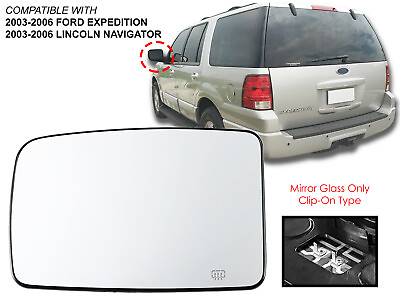 #ad For 2003 2006 EXPEDITION NAVIGATOR with Heated Mirror Glass Driver Left Side $21.37