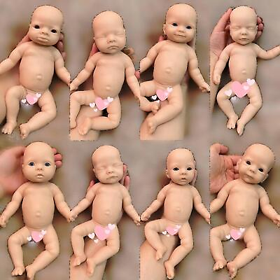 #ad 11inch Full Body Solid Reborn Doll DIY Baby Girl Unpainted Newborn Baby Doll $49.99