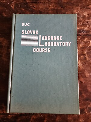 #ad Slovak Language Laboratory Course By Rev. Bonaventure S. Buc 1968 $61.60