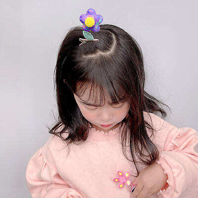 #ad Children Barrette Cartoon Hair fixed Leaf Decor Baby Pupil Hairpin Lightweight $7.49