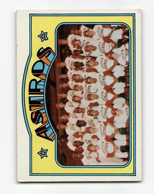 #ad 1972 Topps #282 Houston Astros Team VGEX EX ID066 $1.75