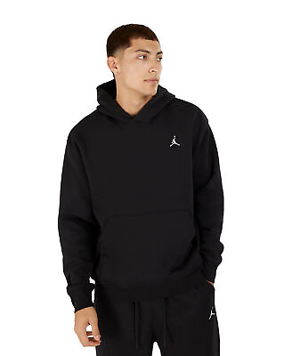 #ad Men#x27;s Jordan Essentials Black Pullover Fleece Hoodie $66.45