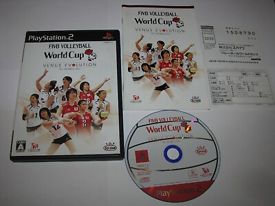 #ad FIVB Volleyball World Cup Venus Evolution Japanese PS2 Japan import US Seller $11.99