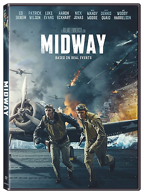 #ad Midway DVD 2019 Movie New Featuring Woody Harrelson Mandy Moore Patrick Wilson $8.28