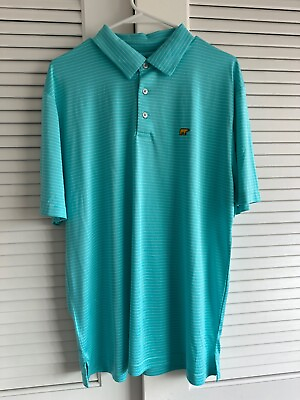 #ad Mens Jack Nicklaus Golf Polo Shirt Size Large Teal Green Blue Brand New $11.00