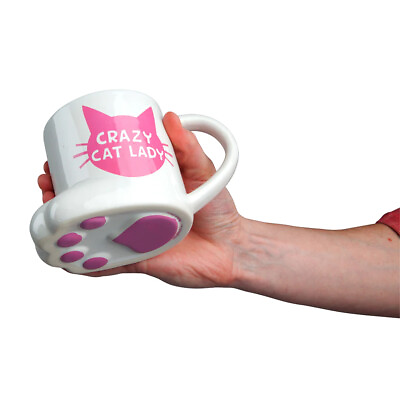 #ad BigMouth Inc. quot;Crazy Cat Ladyquot; Ceramic Coffee Mug Funny Novelty Gift 16 oz. $12.99