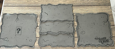 #ad The Floor is Lava Game Replacement Piece Part Gray Floor Pieces $8.99