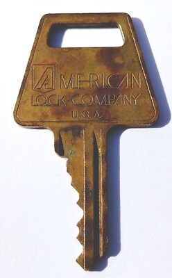 #ad Vintage Key AMERICAN LOCK CO HOLDER#x27;S Appx quot; Replacement Locks $8.99