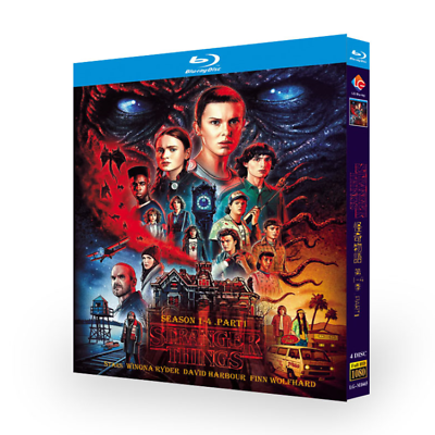 #ad Stranger Things Season 1 4.Part1 Blu ray BD 4 Discs TV Series English Subt Boxed $26.08