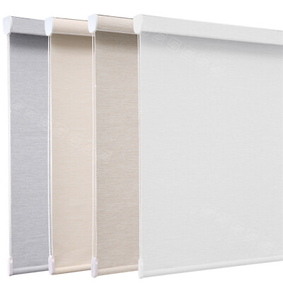 #ad 100% Blackout Window Blinds Roller Shades Thermal Insulated Fabric Blinds $148.99