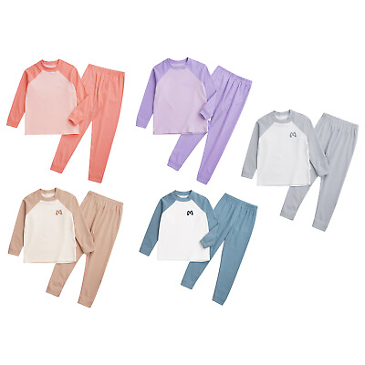 #ad Kids Boys Girls Dailywear Autumn Sleepwear Comfy Underwear Set Dance Unisex $17.09