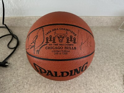 Chicago Bulls Spalding NBA Official Game Ball Leather Basketball Rodman Pippen $599.00