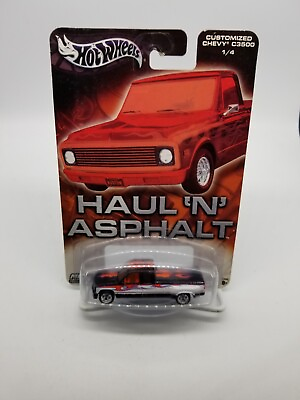 #ad Hot Wheels Haul #x27;N#x27; Asphalt Customized Chevy C3500 2003 1 4 $21.95
