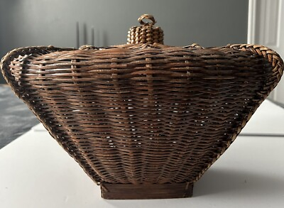 #ad Decorative Basket With Lid $15.99