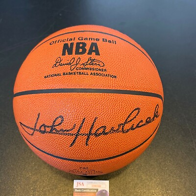 #ad Rare John Havlicek Signed Spalding NBA Official Game Basketball With JSA COA $649.00