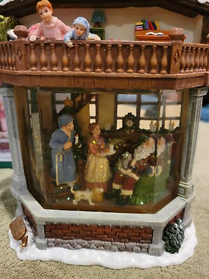 #ad Lighted Holiday Musical Water Window What A Merry Little Christmas Day $6.00