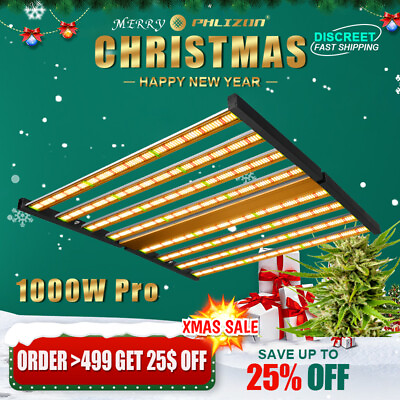 #ad 1000W with Samsung 301b LED Grow Lights Full Spectrum Commercial Indoor Grow CO2 $459.19