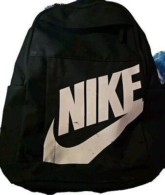 #ad NWT Nike Sportswear Backpack Mens Black White Casual School Bag $9.50