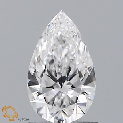 #ad 0.93 Ct Pear Cut E Color VS1 Clarity IGI Certified CVD Diamond $299.00