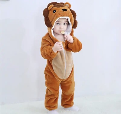#ad Toddler Lion Halloween Costume with Custom Embroidered Name $28.00