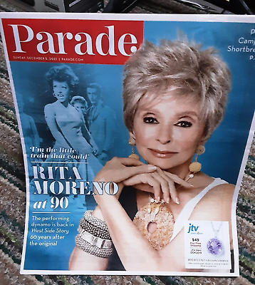 #ad Parade Magazine December 5 2021 Rita Moreno $4.99
