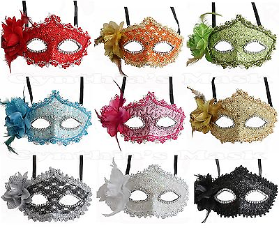 #ad Venetian Masquerade Mask w Rhinestones and Glitter Prom Party Halloween $3.49