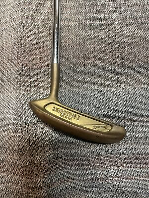 #ad Spalding Executive I Brass Blade Putter RH Stainless Steel Shaft 36” USA Made $25.00