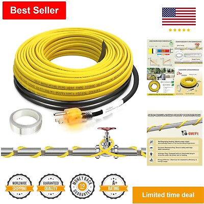 #ad Self Regulating Heat Tape for Metal and Plastic Pipes 12ft Pipe Heat Cable $67.99