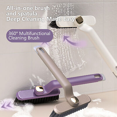 #ad Multipurpose Floor Scrub Brush Bathroom Tile Crevice Cleaning Brush $9.99