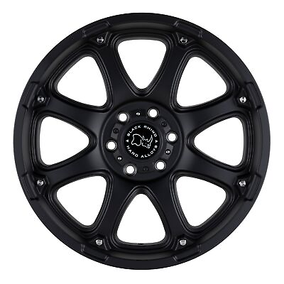 #ad 18x9 Matte Black Wheels Black Rhino Glamis 8x6.5 8x165.1 12 Set of 4 122.4 $1272.00