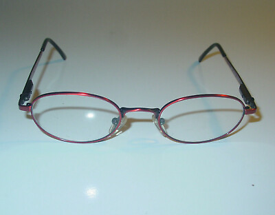 #ad NEW Kate Spade Magda Women#x27;s Red amp; Black Oval Metal Eyeglasses Frames 46 20 135 $29.95