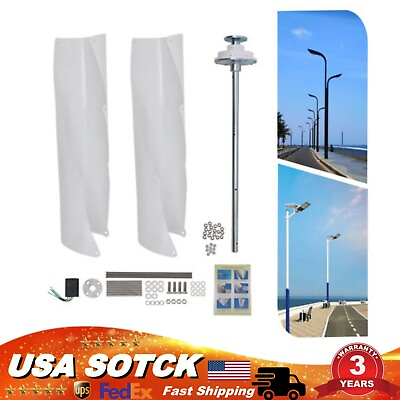 #ad 12V Helix Maglev Axis Vertical Wind Turbine Wind Generator Windmill w Controller $220.00