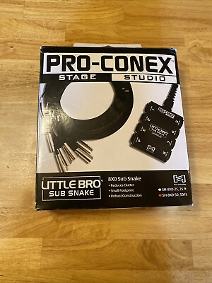 #ad Pro Conex Stage Studio Little Bro Sub Snake SH 8x10 50ft $95.99