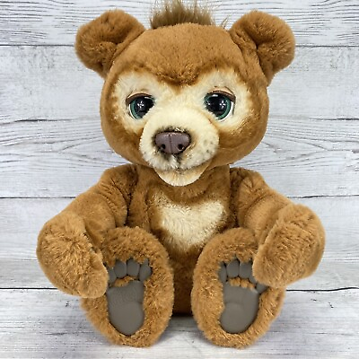 #ad FurReal Cubby The Curious Bear Interactive Animatronic Talking Plush Toy WORKING $49.95