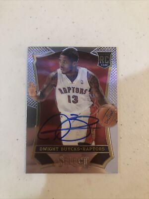 #ad DWIGHT BUYCKS SIGNED AUTOGRAPH 2013 PANINI SELECT ROOKIE RAPTORS MARQUETTE $1.99