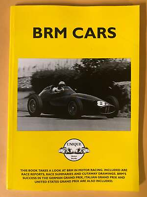 #ad BRM Cars articles and cutaways book $75.00