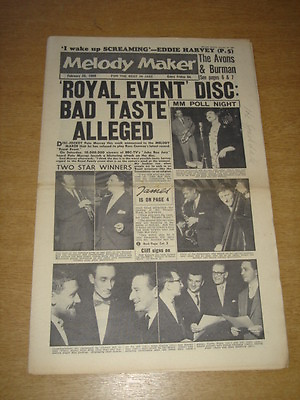 #ad MELODY MAKER 1960 FEBRUARY 20 PETE MURRAY EDDIE HARVEY JOHNNY DANKWORTH GBP 19.99