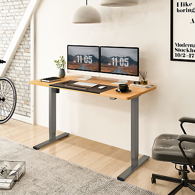 #ad FLEXISPOT 40quot;48quot;55quot; Ergonomic Height Adjustable Home Office Desk Standing Desk $209.99