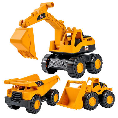 #ad Excavator amp; Dump Truck Toy for Kids Truck amp; Bulldozer Digger Construction 11 $10.64