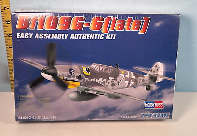 #ad Hobby Boss 1:72 Messerschmitt BF109G 6 Late WWII Fighter Aircraft Model $35.00