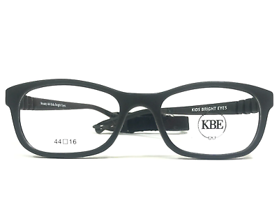 #ad Kids Bright Eyes Eyeglasses Frames Wyatt 44 Black Rubberized w Strap 44 16 115 $44.99