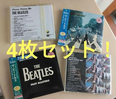 #ad THE BEATLES Original CD Set of 4 Rental Dropped $47.60