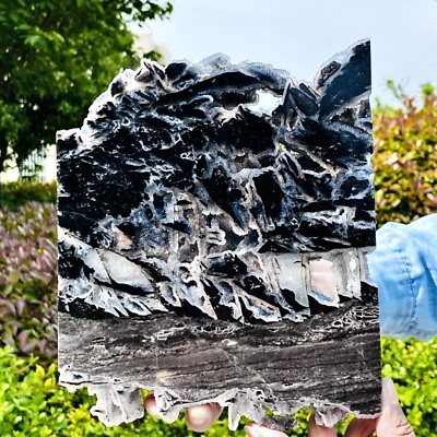 #ad 2.94LB Natural sphalerite crystal cave slice quartz crystal mineral specimen $208.00