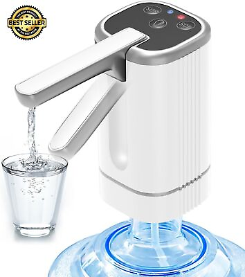 #ad Foldable Water Bottle Dispenser Pump Electric Automatic USB Charging 5 Gallon $14.49