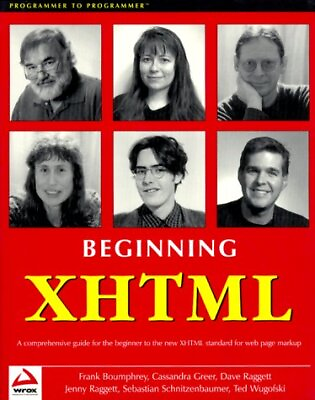 #ad Beginning XHTML $6.51